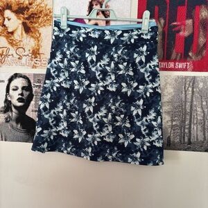 Floral Navy Skort